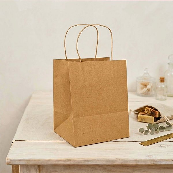 Sacola de Papel 22x13,5x29,5cm - Fundo Largo - Ref 5812 - 10 unidades - WMA - Rizzo