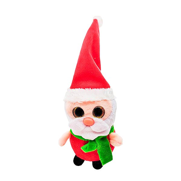 Papai Noel Chaveiro de Pelúcia - 10cm - 1 unidade - Rizzo