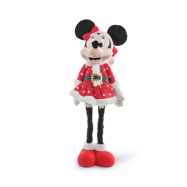 Enfeite de Natal - Minnie com Roupa de Natal -  79cm - 1 unidade - Cromus - Rizzo