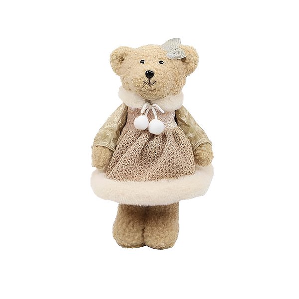 Enfeite de Natal Ursa - 25cm - 1 unidade - Rizzo