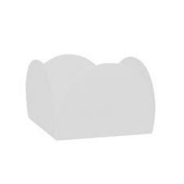 Forminhas para Doces 4 Pétalas Branca 100 unidades NC Toys