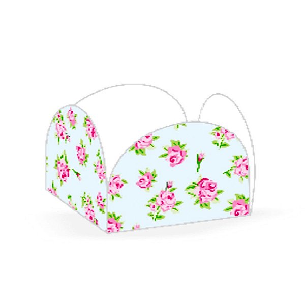 Forminhas para Doces 4 Pétalas Floral Azul 50 unidades NC Toys