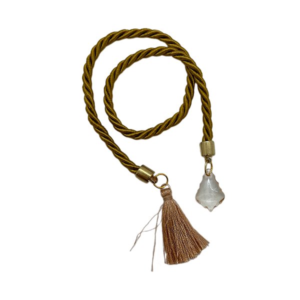 Cordão Decorativo - Dourado Pingente - 32cm - 1 unidade - Rizzo