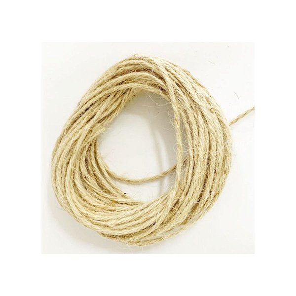 Cordão de Juta Natural - 10 metros - EcoArt Embalagens