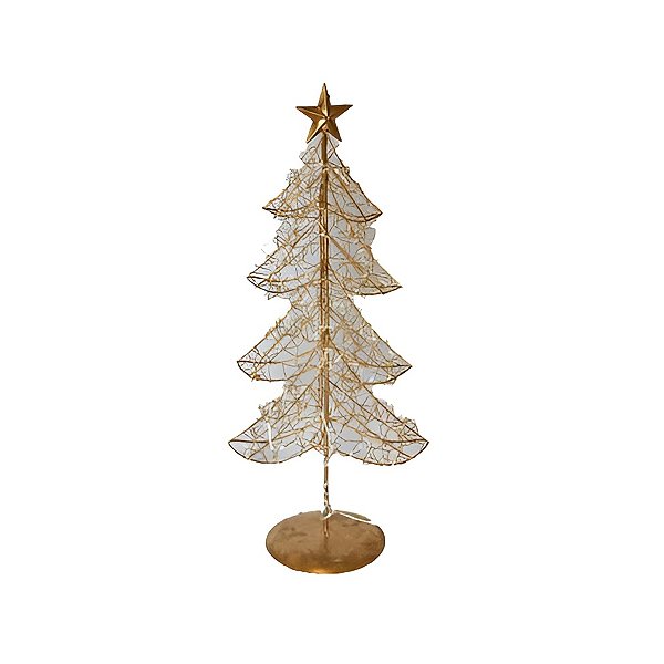 Árvore de Natal Dourada - 40cm - 1 unidade - Rizzo