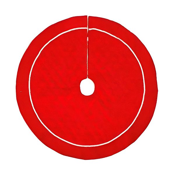 Saia para Árvore de Natal - Vermelho/Branco - 1 unidade - Cromus - Rizzo
