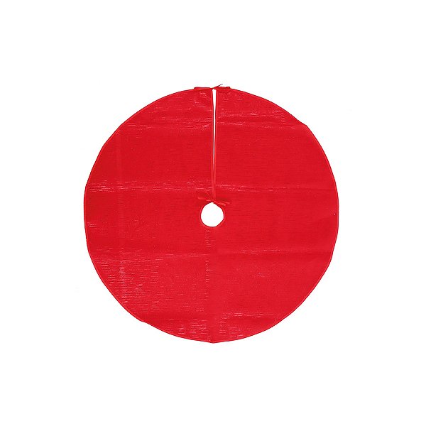 Saia Para Árvore de Natal - Vermelho - 70x70cm  - 1 unidade - Cromus - Rizzo