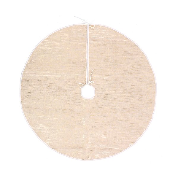 Saia Para Árvore de Natal - Ouro - 120x120cm  - 1 unidade - Cromus - Rizzo