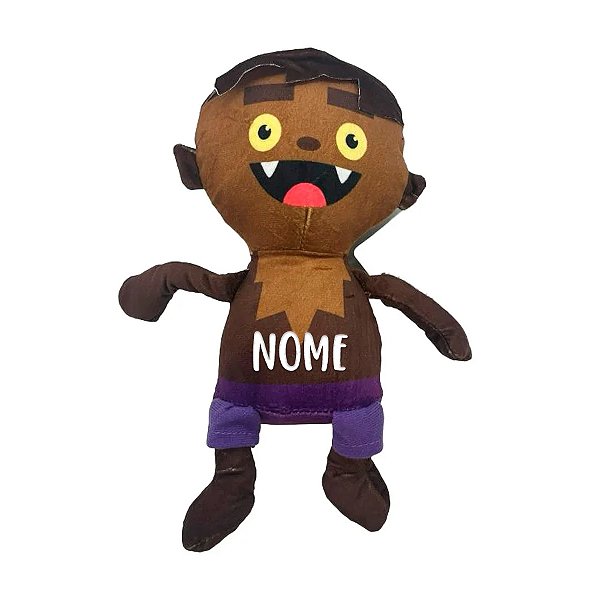 Lobisomem de Pelúcia Personalizado - 26cm - 1 unidade - Rizzo