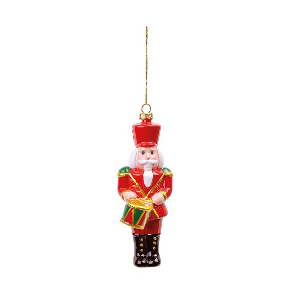 Enfeite para Pendurar Natal - Soldado de Chumbo - 16cm - 1 unidade - Cromus - Rizzo