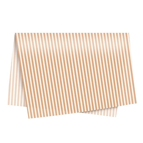 Papel de Seda - 49x69cm - Lavie Amendoa  - 10 unidades - Cromus - Rizzo
