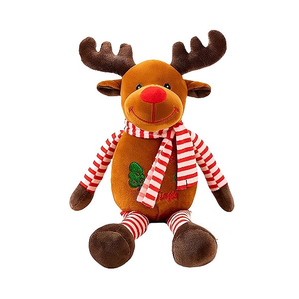 Rena de Pelúcia Listrada - 40cm - 1 unidade - Rizzo