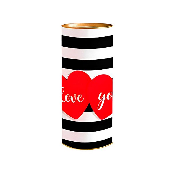Lata para Presente - I Love You - 1 unidade - Cromus - Rizzo