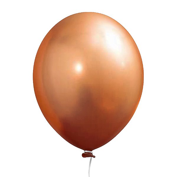 Balão de Festa Alumínio - Bronze - Happy Day - Rizzo