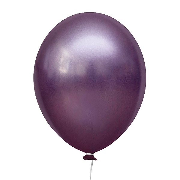 Balão de Festa Alumínio - Lilás - Happy Day - Rizzo