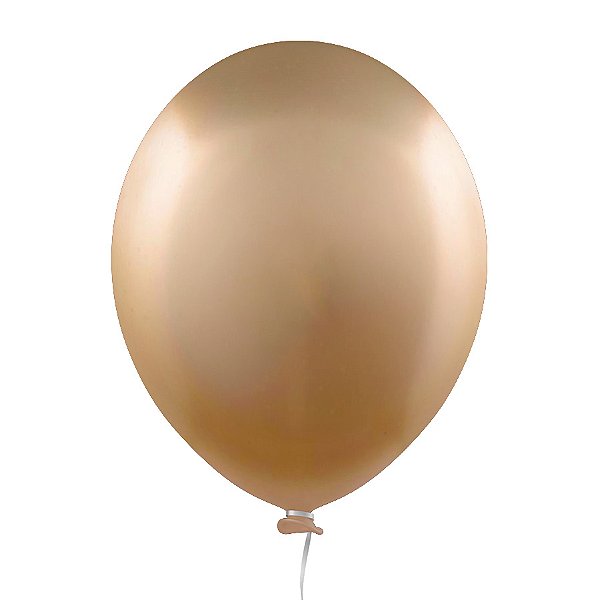 Balão de Festa Alumínio - Dourado - Happy Day - Rizzo