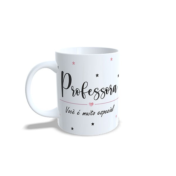 Caneca de Porcelana Professora Especial - 1 unidade - Rizzo