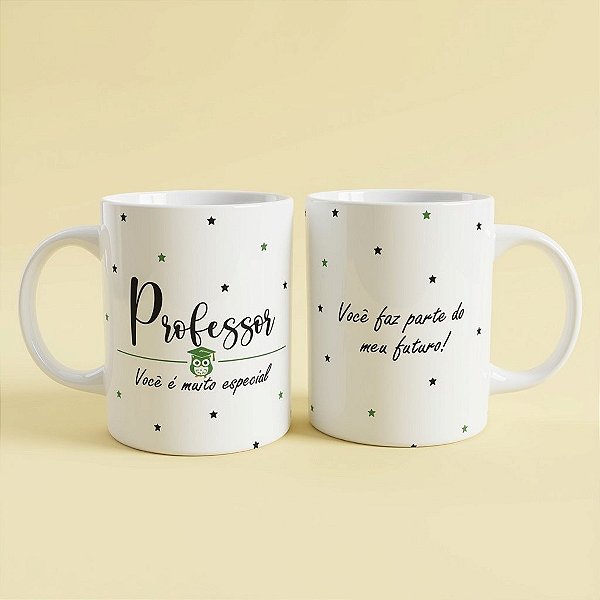 Caneca de Porcelana Professor Especial - 1 unidade - Rizzo