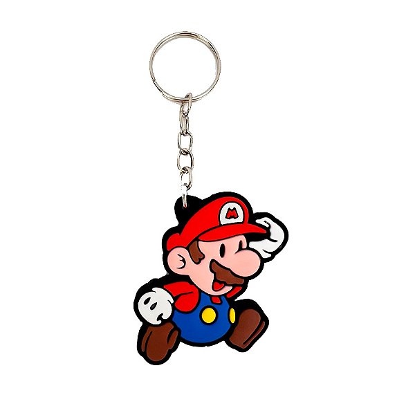 Chaveiro Emborrachado - Mario Clássico - 6x4cm - 1 unidade - Rizzo
