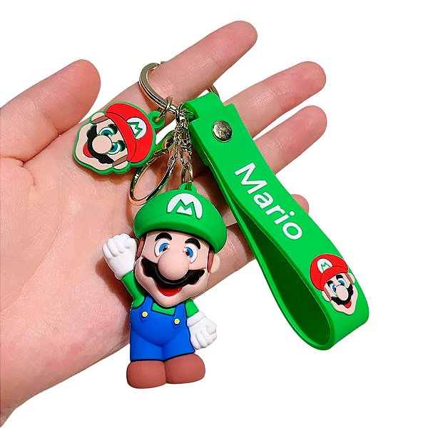 Chaveiro com Alça Verde - Mario Verde - 7cm - 1 unidade - Rizzo