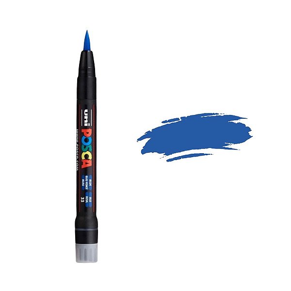 Caneta Posca PCF-350 1-10mm - Azul Escuro - 1 unidade - Posca - Rizzo