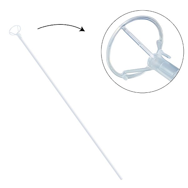 Suporte para Balão 90cm - Cristal  - 1 unidade - KLF Festas - Rizzo