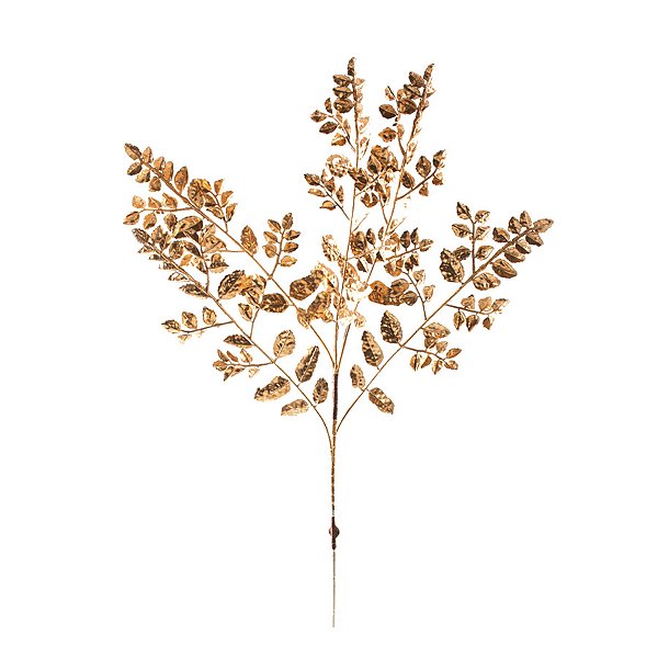 Galho Decorativo - Ouro - 77cm  - 1 unidade - Cromus - Rizzo