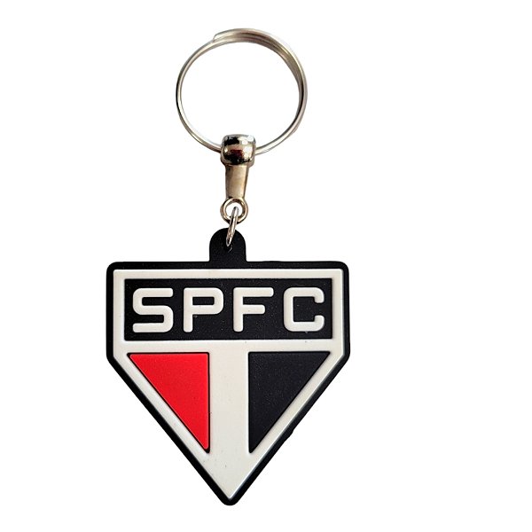 Chaveiro Emborrachado - São Paulo - 5x4,5cm - 1 unidade - Rizzo