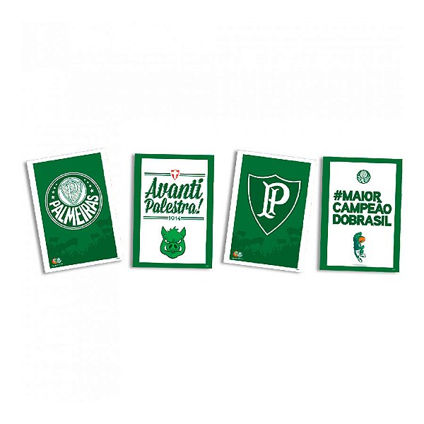 Quadro Decorativo - Palmeiras - 4 unidades - Festcolor - Rizzo