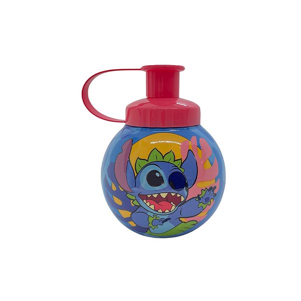 Garrafa Squeeze Bola Stitch Aloha - Rosa - 250ml - 1 unidade - Rizzo