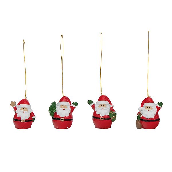 Enfeite Para Pendurar De Natal - Clássico Noel  - 8 unidades - Cromus - Rizzo