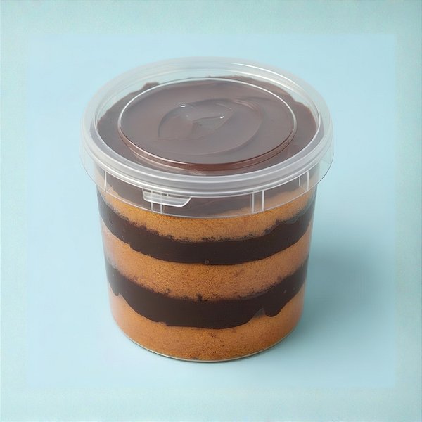 Pote com Lacre Redondo 220ml - 10 unidades - Plastilania