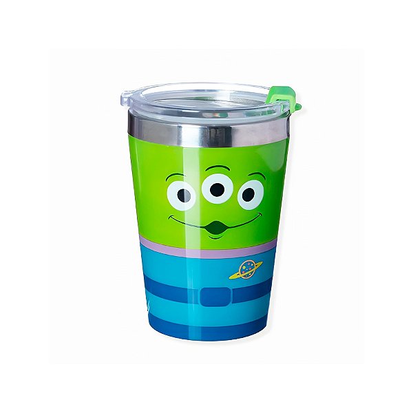 Copo Viagem Snap - Toy Story Et - 300ml - 1 unidade - Zona Criativa - Rizzo
