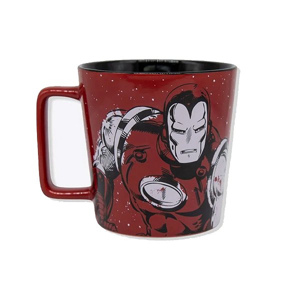 Caneca de Cerâmica Buck Iron Man Marvel Comics - 400ml - 1 unidade - Zona Criativa - Rizzo