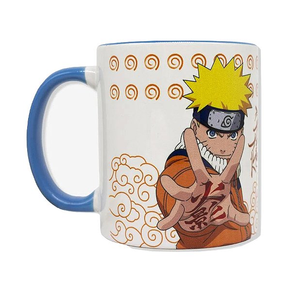 Caneca de Cerâmica Naruto Uzumaki - 350ml - 1 unidade - Zona Criativa - Rizzo