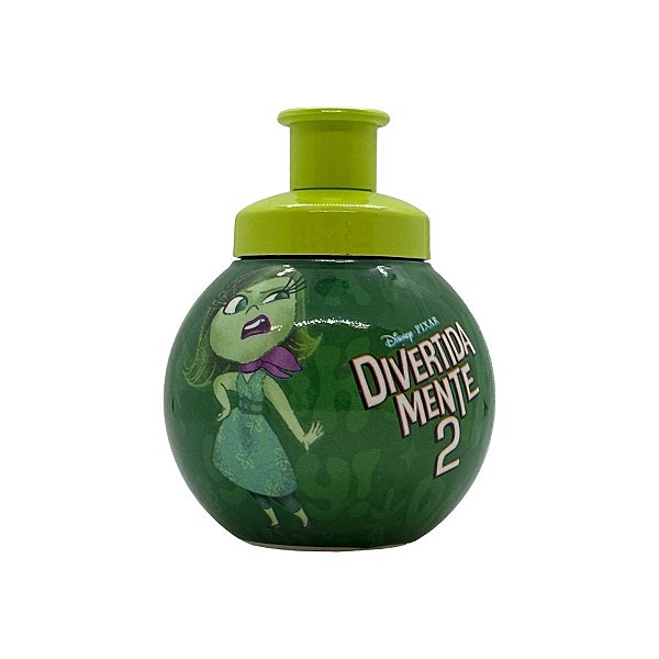 Garrafa Squeeze Bola Divertidamente - Verde - 250ml - 1 unidade - Rizzo