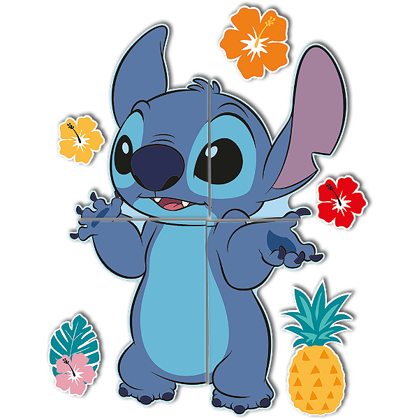 Painel Decorativo Festa Especial Festa Stitch - Festcolor - Rizzo Festas