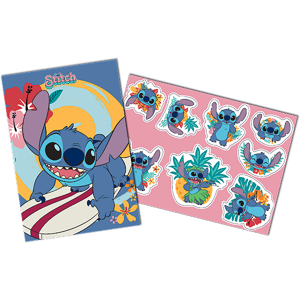Kit Decorativo Festa Festa Stitch - Festcolor - Rizzo Festas