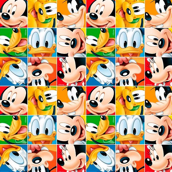 Folha para Ovos de Páscoa Mickey e Turma 69x89cm - 25 unidades - Cromus - Rizzo