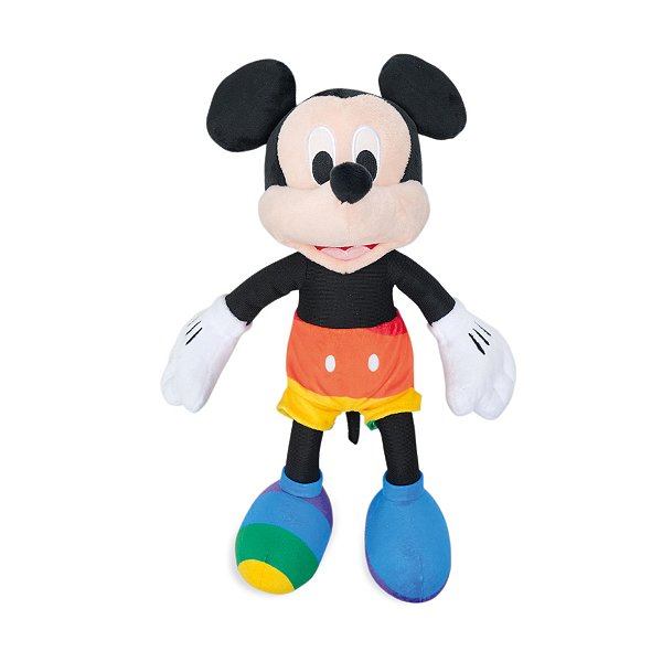 Pelúcia Mickey com Roupa LGBTQIA+ 42cm - 1 unidade - Disney Original - Rizzo