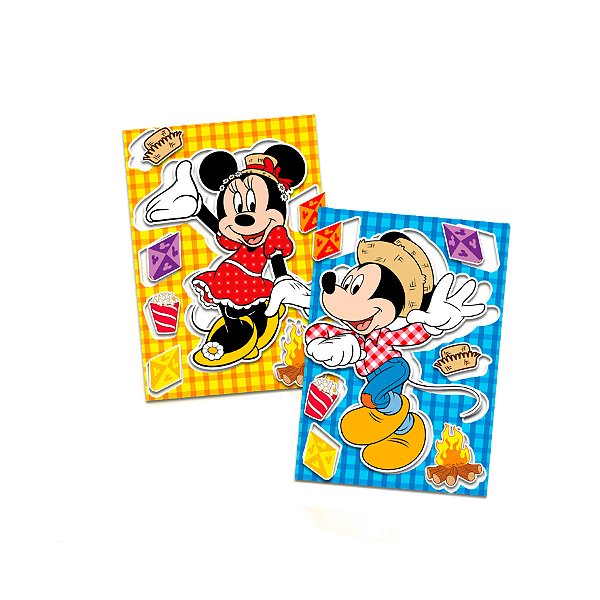 Kit Decorativo - Arraiá do Mickey - 2 unidades - Regina - Rizzo