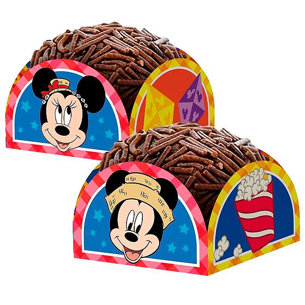 Porta Forminha - Arraiá do Mickey - 50 unidades - Regina - Rizzo