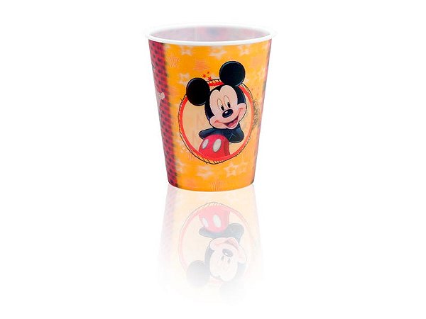Copo de Plástico 3D 350 Ml Festa Mickey - 1 Unidade - Regina -  Festas