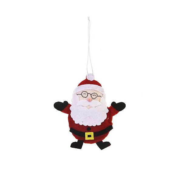 Enfeite para Pendurar Noel de Óculos - 1 unidade - Cromus - Rizzo