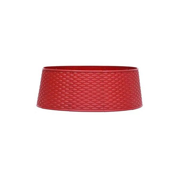 Saia Rígida Desmontavel Para Árvore De Natal - Vermelho - 54cm - 1 unidade - Cromus - Rizzo