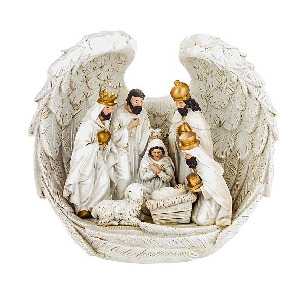 Enfeite De Natal Em Resina - Presépio - 18cm - 1 unidade - Rizzo