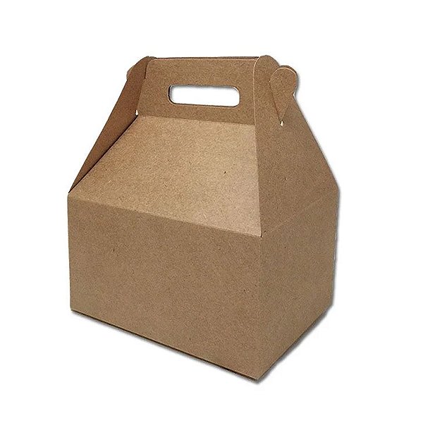 Caixa Sacolinha S11 (15,9x17x10cm) Kraft  - 10 unidades - ASSK - Rizzo