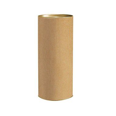 Lata para Presente M 24x10cm Liso Kraft - 01 unidade - Rizzo Embalagens