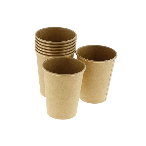 Copo de papel Kraft Biodegradável- 40 unidades - 210 ml - Rizzo