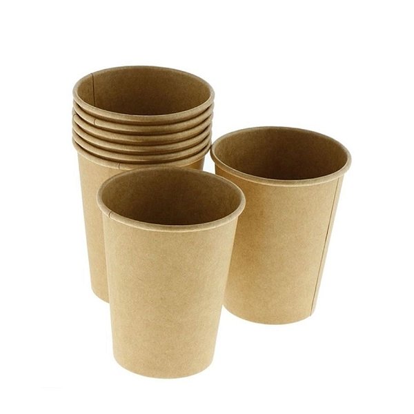 Copo de papel kraft Biodegradável- 40 unidades - 266 ml - Rizzo